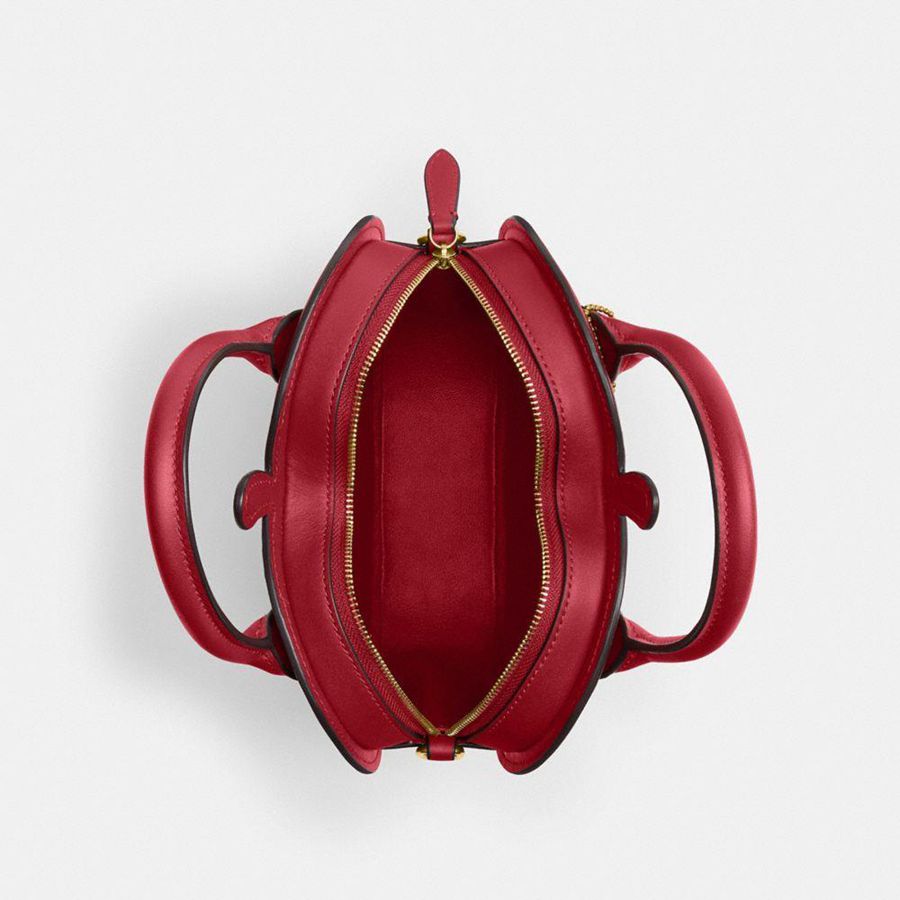 Bolsa Cruzada COACH Apple Mujer Rojas | KGUQVL-238