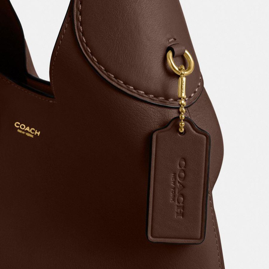 Bolsa de Hombro COACH Brooklyn 28 Mujer Marrones | UFPQBL-291