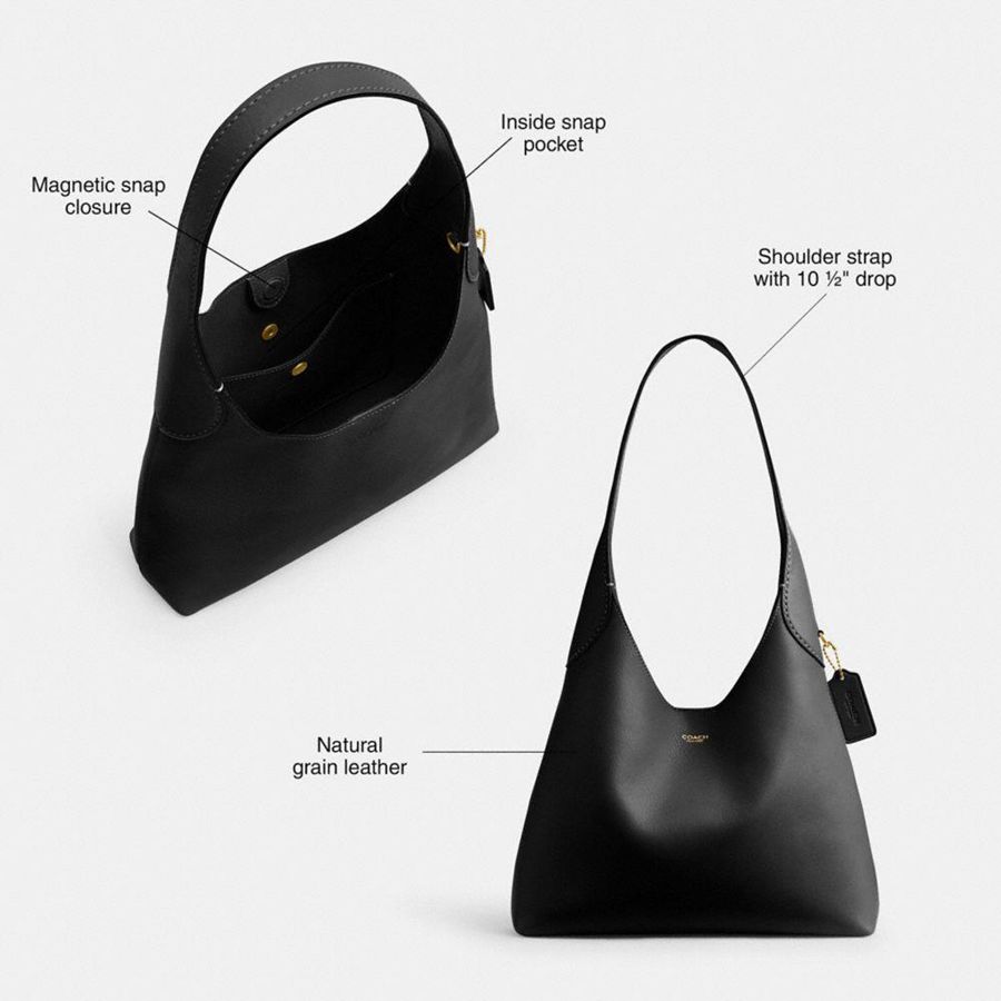 Bolsa de Hombro COACH Brooklyn 28 Mujer Marrones | UFPQBL-291