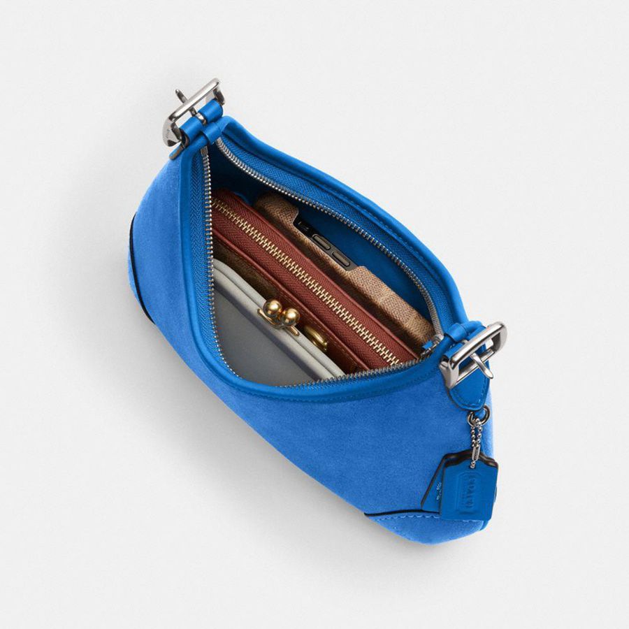 Bolso Hobo COACH Hamptons Mujer Azules | OIUDMA-517