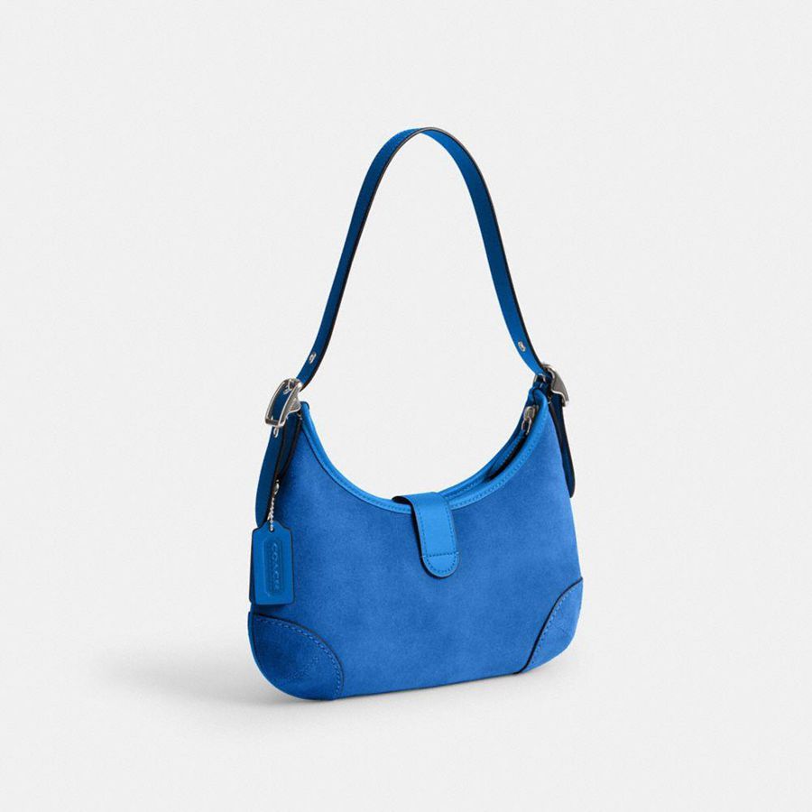 Bolso Hobo COACH Hamptons Mujer Azules | OIUDMA-517