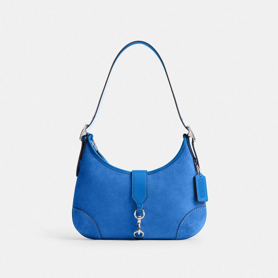 Bolso Hobo COACH Hamptons Mujer Azules | OIUDMA-517