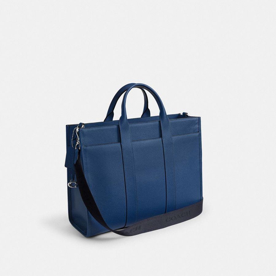 Bolso Tote COACH Wesley Hombre Azules | TACGWK-205