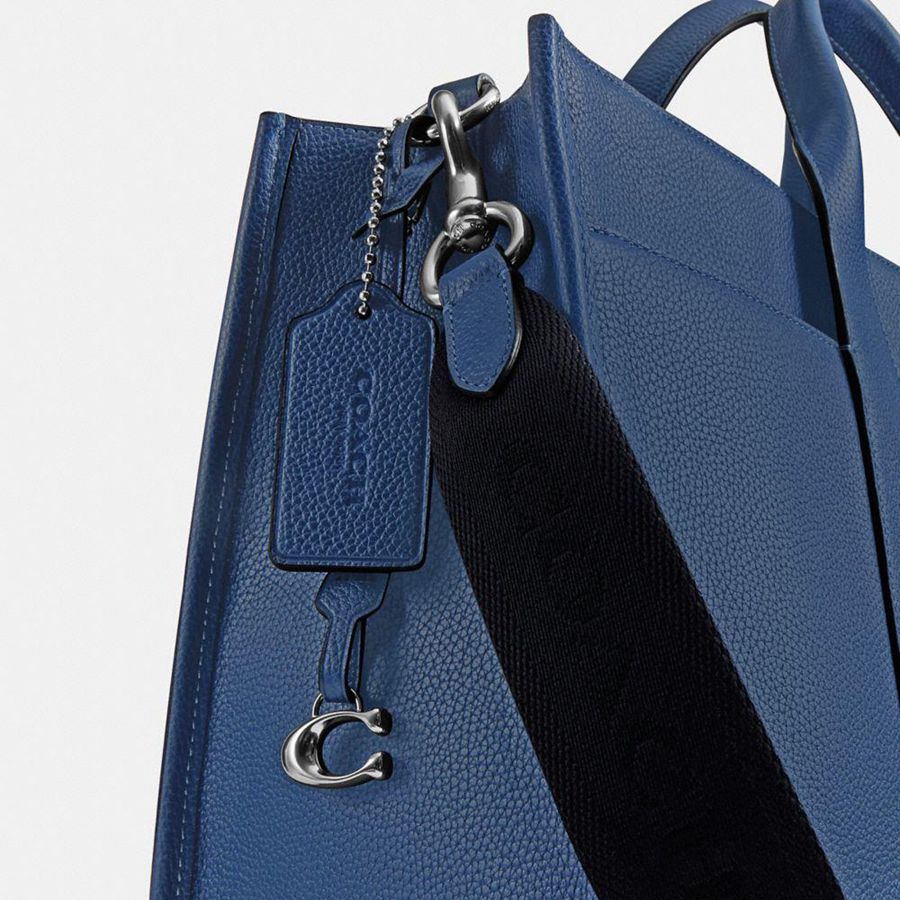 Bolso Tote COACH Wesley Hombre Azules | TACGWK-205