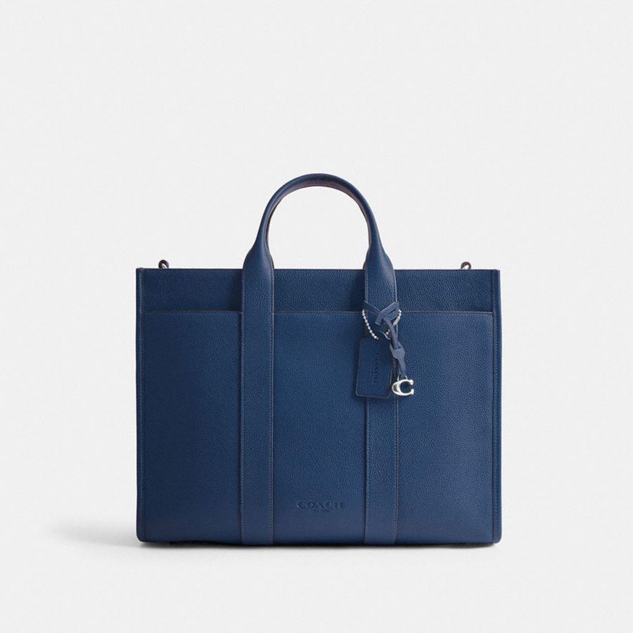 Bolso Tote COACH Wesley Hombre Azules | TACGWK-205