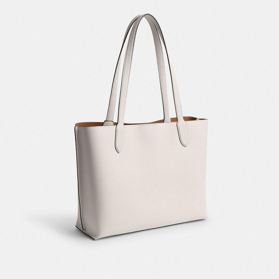 Bolso Tote COACH Willow Work Tote 38 Mujer Blancas | SHGADC-932