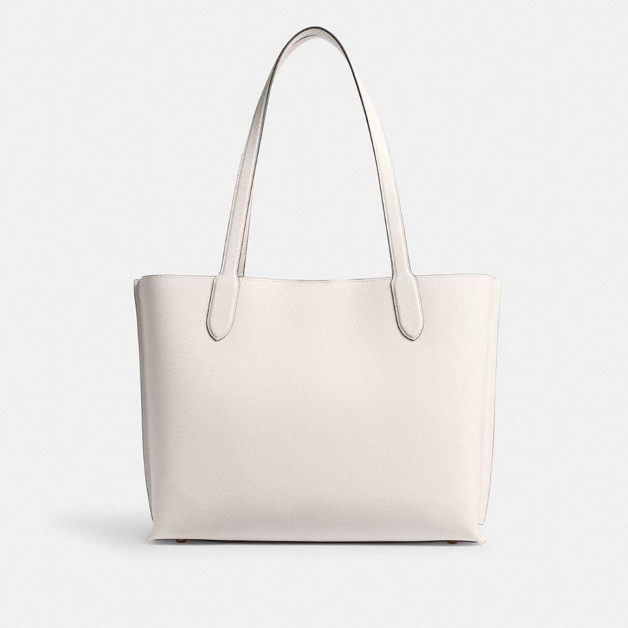 Bolso Tote COACH Willow Work Tote 38 Mujer Blancas | SHGADC-932