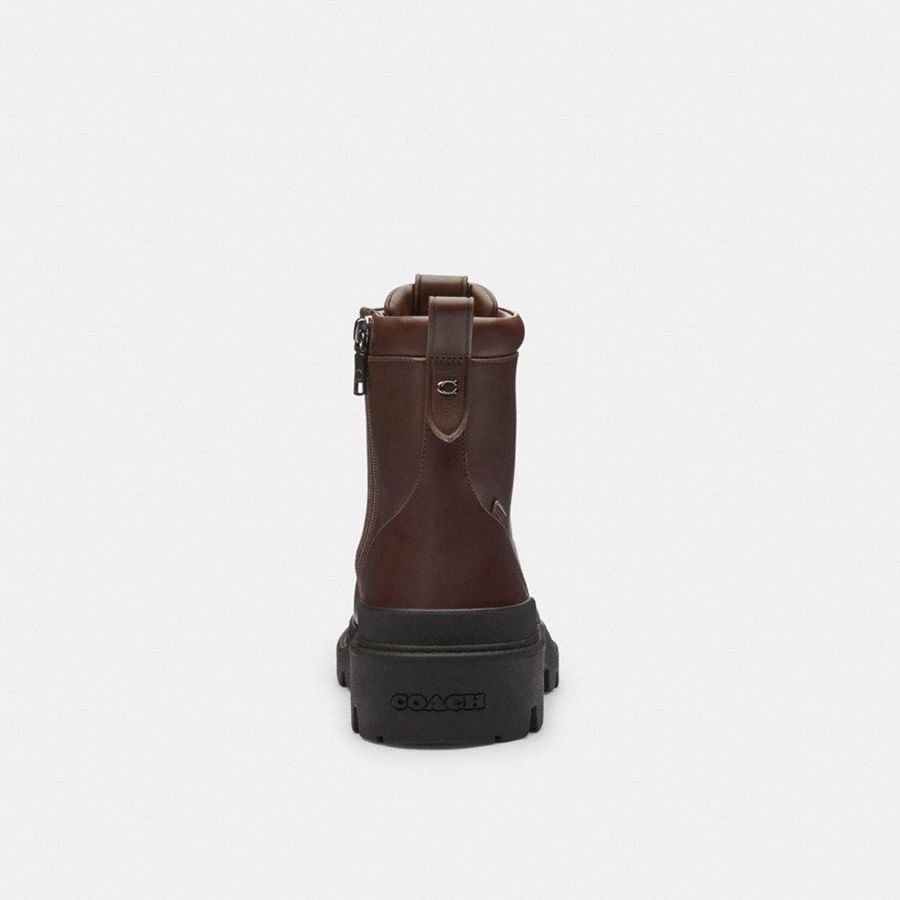 Botas COACH Connor Hombre Marrones | KASDUI-361
