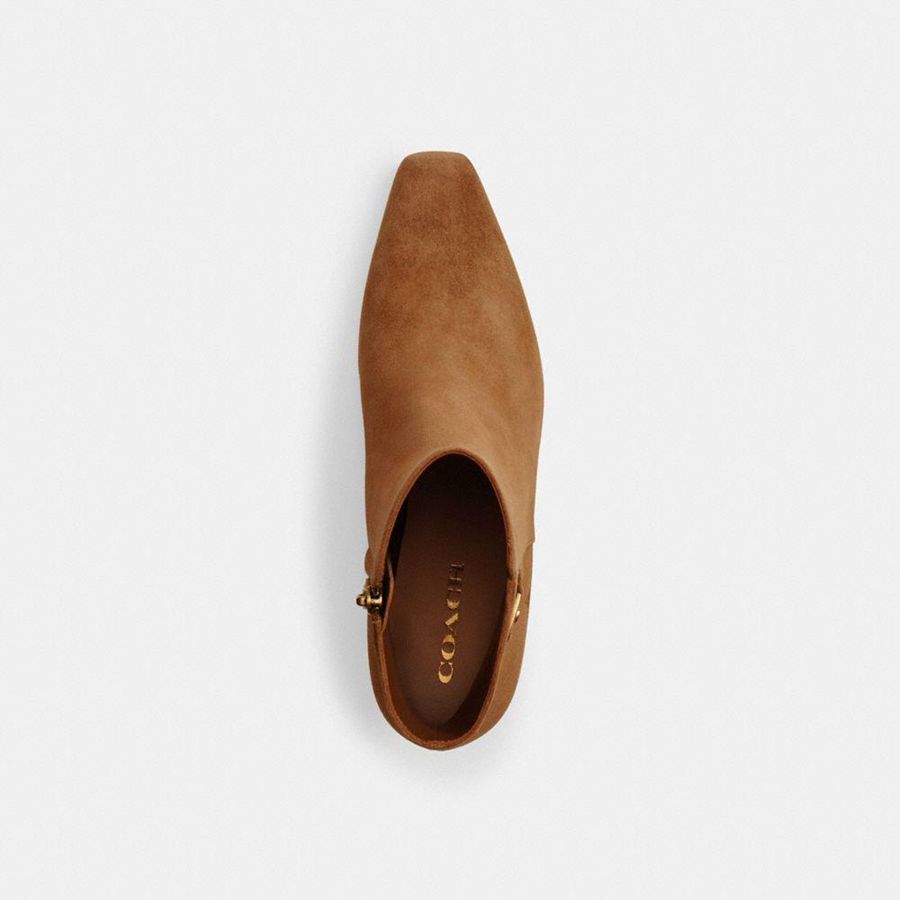 Botas COACH Rebeccaie Mujer Marrones | TNIYSU-815