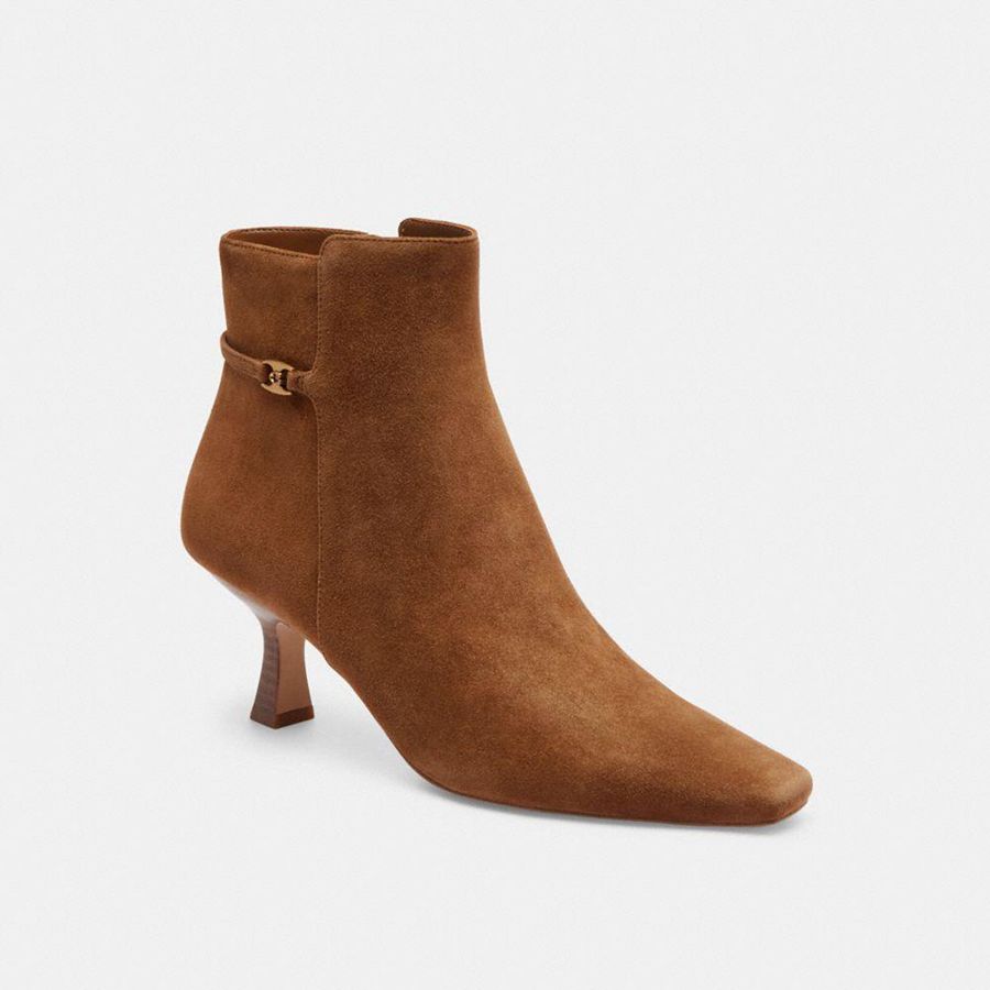 Botas COACH Rebeccaie Mujer Marrones | TNIYSU-815