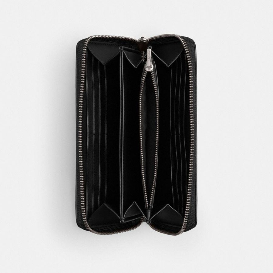 Cartera COACH Essential Accordion Zip Mujer Negras | WSVFUE-531