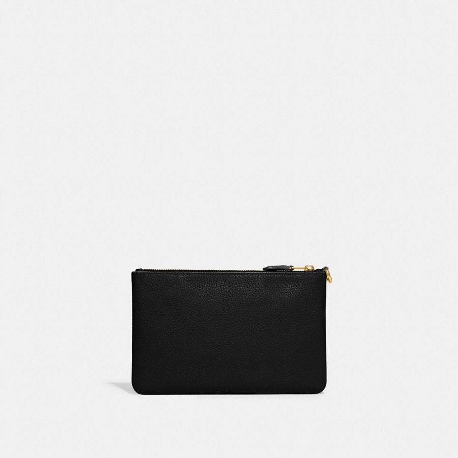 Cartera COACH Essential Small Wristlet Mujer Negras | NDWMKH-853