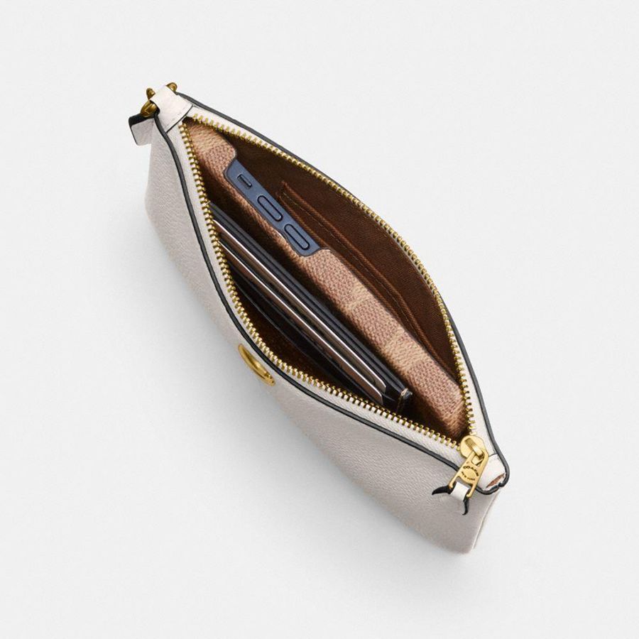 Cartera COACH Essential Small Wristlet Mujer Negras | NDWMKH-853
