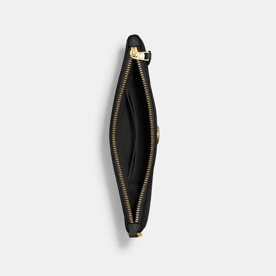 Cartera COACH Essential Small Wristlet Mujer Negras | NDWMKH-853