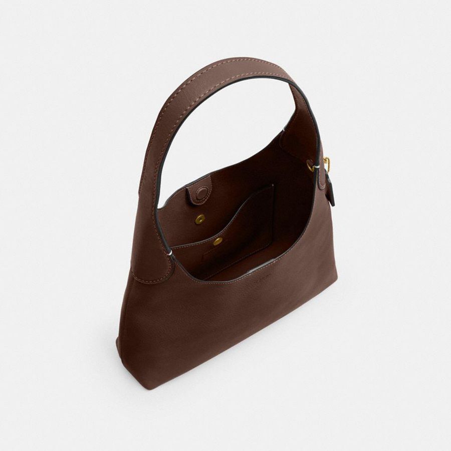 Charms COACH Brooklyn Shoulder Bag 28 With And Strap Mujer Doradas | HIXVNL-283