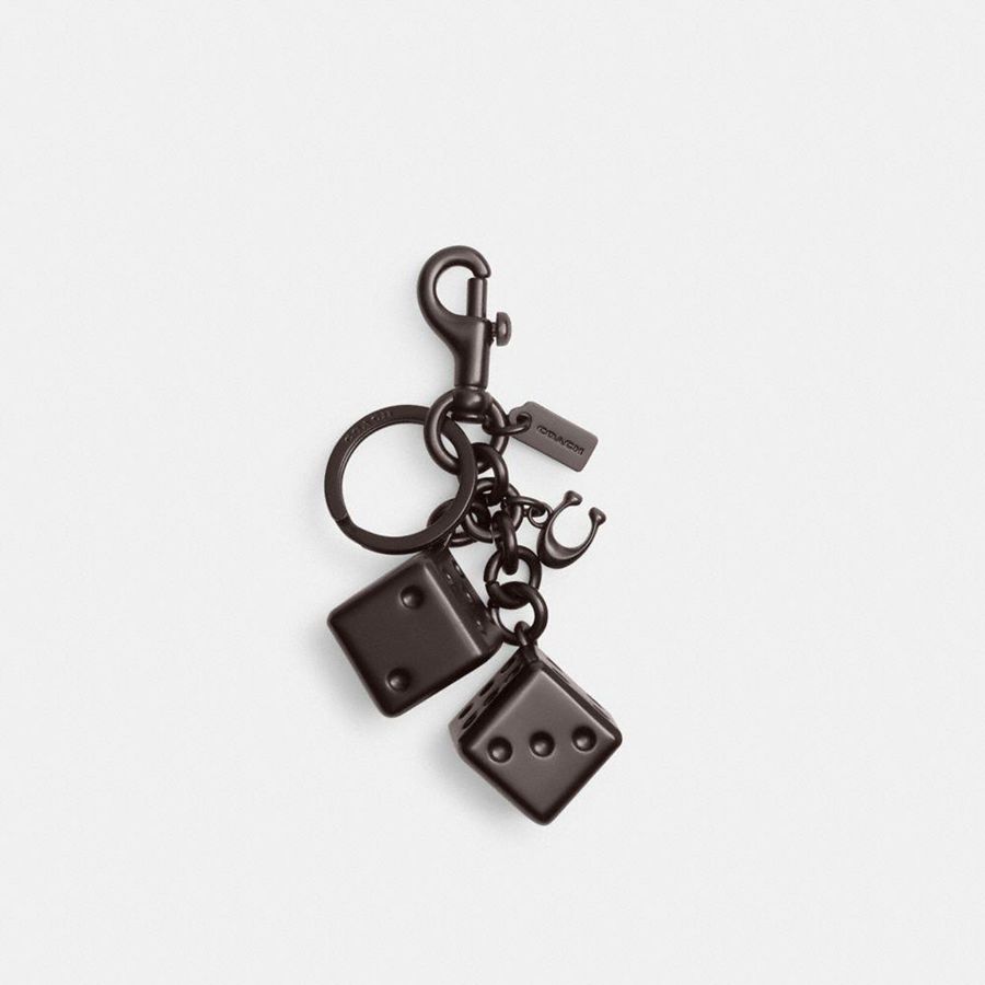 Charms COACH Dice Bag Mujer Gris | UHTEYD-634
