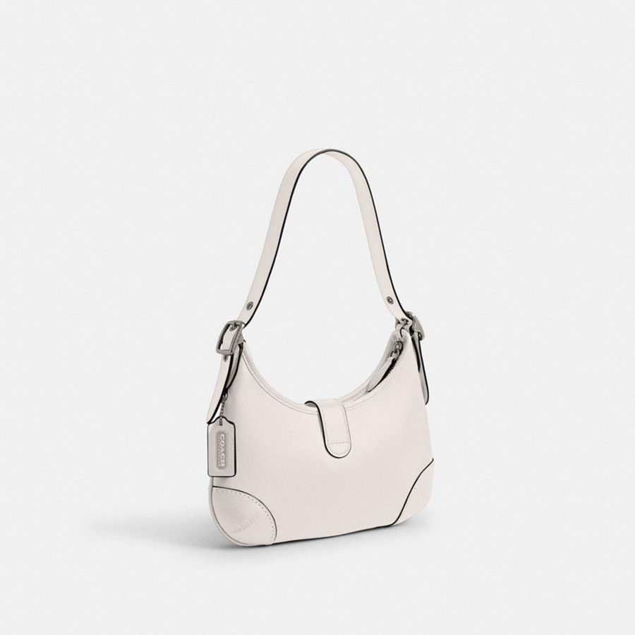 Charms COACH Hamptons Hobo Bag With And Strap Mujer Plateadas | FMZISJ-384