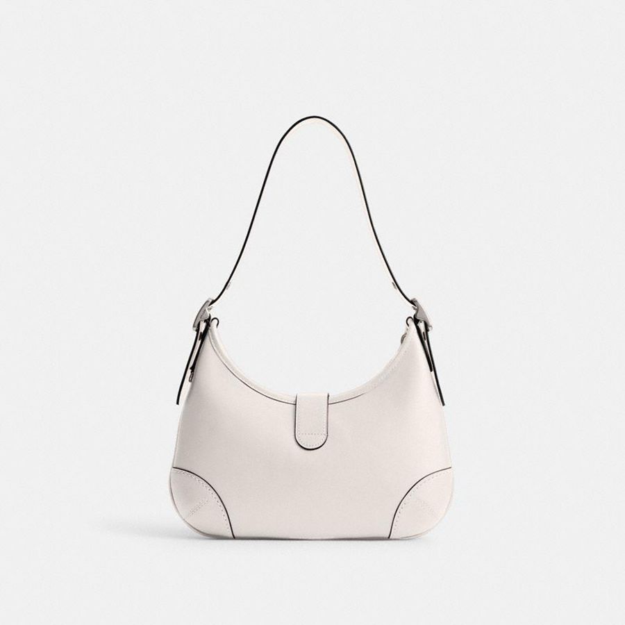 Charms COACH Hamptons Hobo Bag With And Strap Mujer Plateadas | FMZISJ-384