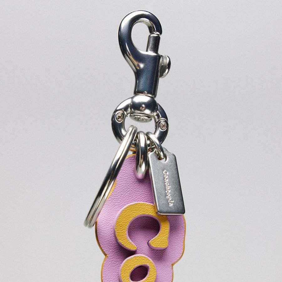 Charms COACH Logo Bag In Coachtopia Leather Mujer Rosas | SQPYTK-982