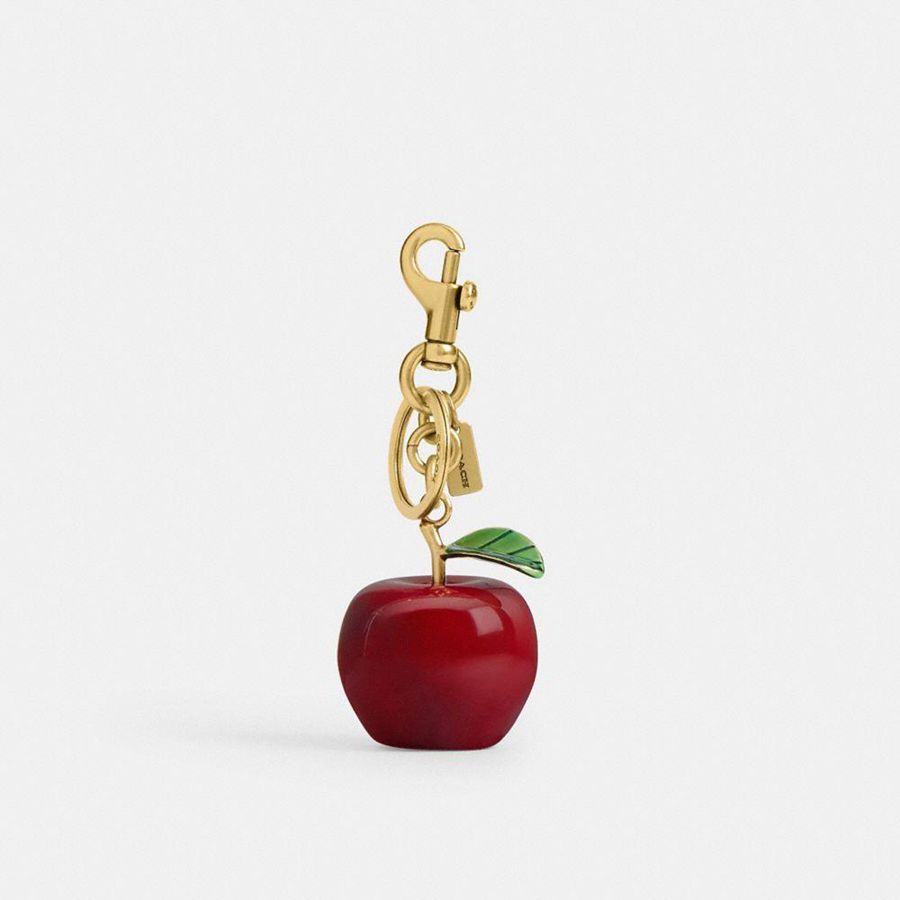 Charms COACH Small Apple Bag Mujer Doradas | NURPMD-756