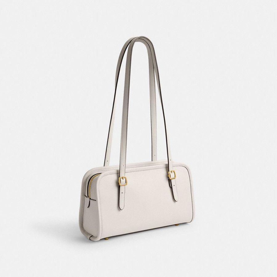 Charms COACH Swing Zip Bag With And Strap Mujer Doradas | HXFOTD-634
