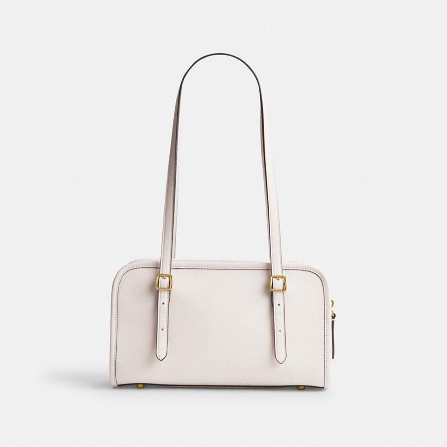 Charms COACH Swing Zip Bag With And Strap Mujer Doradas | HXFOTD-634