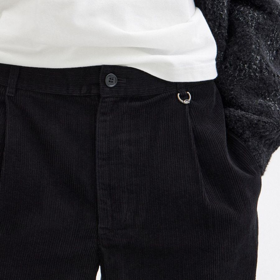 Pantalon COACH Corduroy Hombre Negras | OHJVPA-837