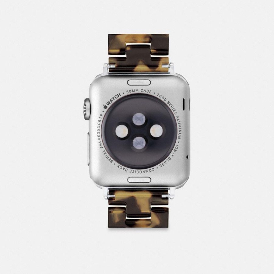 Relojes COACH Apple® Strap, 38 Mm, 40 Mm And 41 Mm Hombre Negras | VLQHKG-127