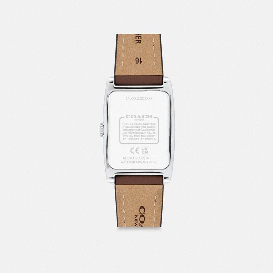 Relojes COACH Reese, 24 Mm X 35 Mm Mujer Marrones | UALVFS-762